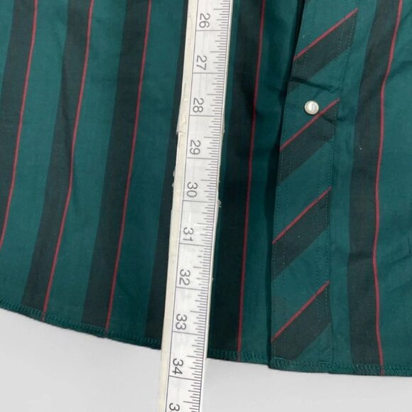 Wrangler Men's Western Shirt Dead Stock Vintage Snap Cowboy Short Sleeve 2XL XXL - Picture 5 of 6